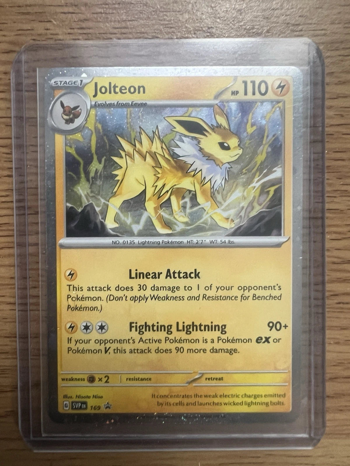 Pokemon Jolteon Scarlet & Violet Promo SVP 169