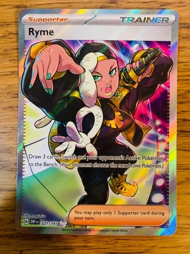 Pokemon Ryme Obsidian Flames 221/197 Trading Card