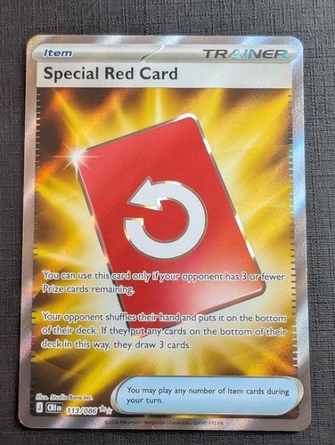 Pokemon Special Red Card Chaos Rising 113/086 Trading Card