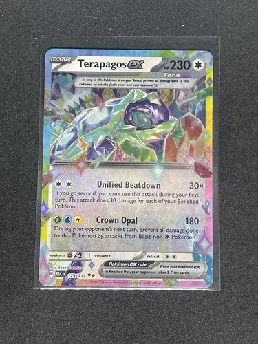 Pokemon Terapagos ex Ascended Heroes 179/217 Double Rare