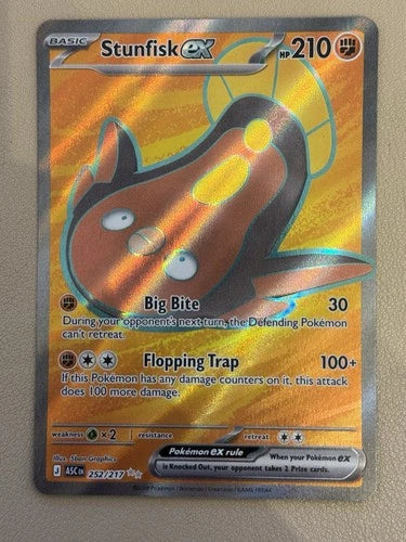 Pokemon Stunfisk ex Ascended Heroes 252/217 Special Illustration Rare