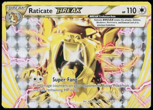 Pokemon Raticate BREAK BREAKpoint 089/122