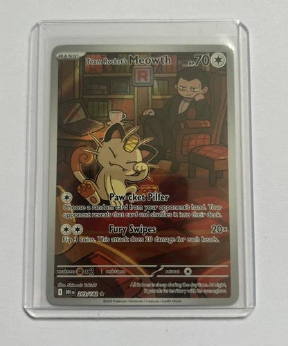 Pokemon Team Rocket's Meowth Destined Rivals 203/182