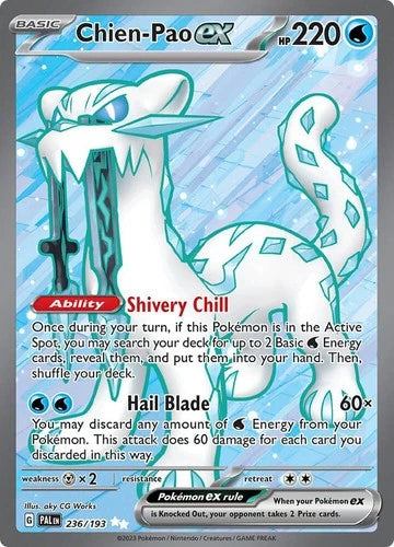 Pokemon Chien-Pao EX Paldea Evolved 236/193 Trading Card