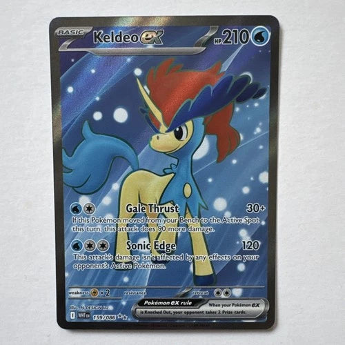 Pokemon Keldeo EX White Flare 159/086 Trading Card