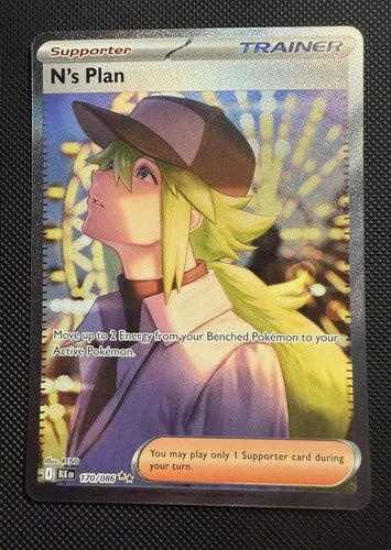 Pokemon N's Plan Black Bolt 170/086 Trading Card