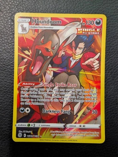 Pokemon Houndoom Brilliant Stars TG10/TG30 Trainer Gallery Rare Holo