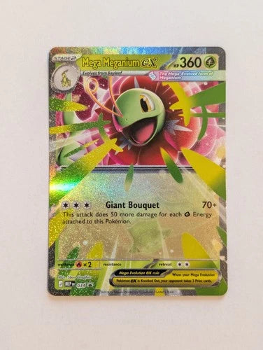 Pokemon Mega Meganium EX Black Star Promo 034 Trading Card