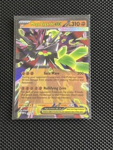 Pokemon Mega Zygarde EX XY Black Star Promo 071 Trading Card