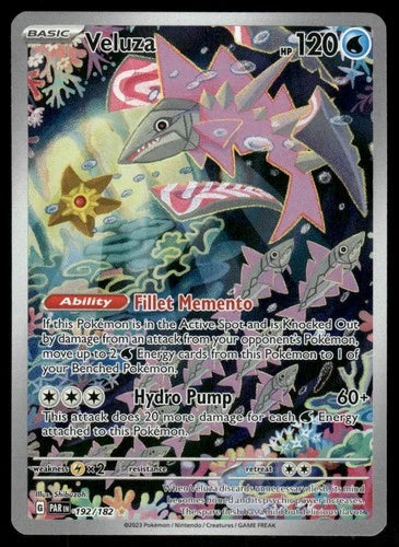 Pokemon Veluza Paradox Rift 192/182 Trading Card