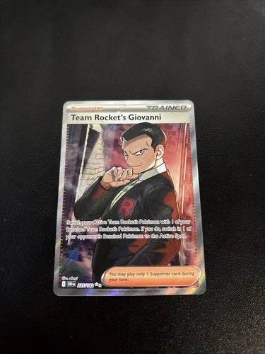 Pokemon Team Rocket's Giovanni Destined Rivals 225/182 Trading Card