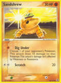 Sandshrew 82/113 Pokémon EX Delta Species (2005) English card — catalogue reference