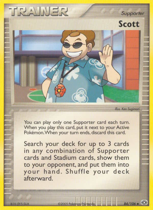 Scott 84/106 Pokémon EX Emerald (2005) English card — catalogue reference