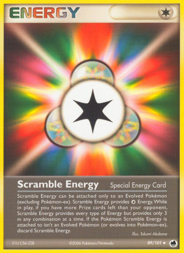 Scramble Energy 89/101 Pokémon EX Dragon Frontiers (2006) English card — catalogue reference