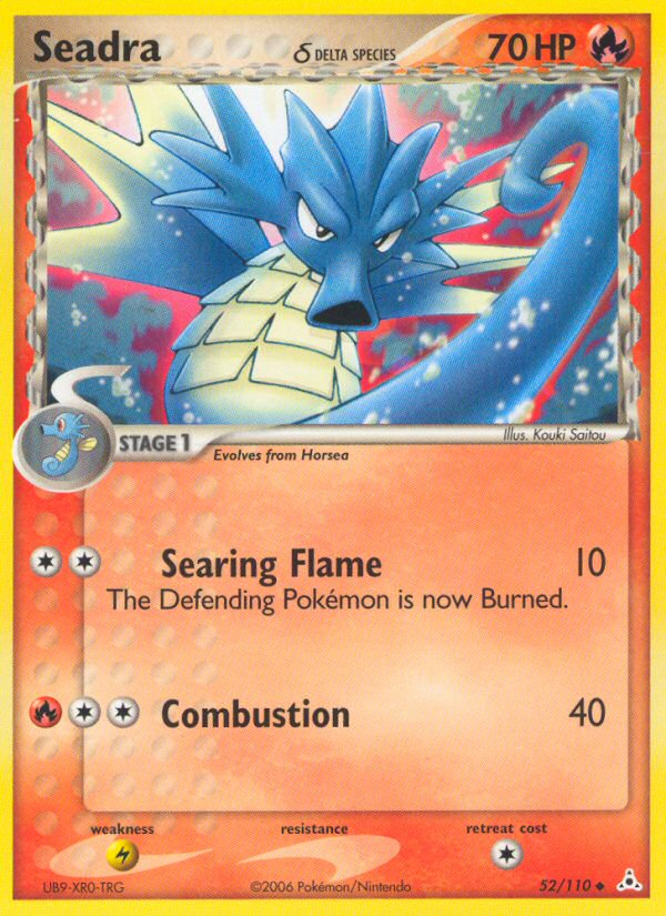 Seadra δ 52/110 Pokémon EX Holon Phantoms (2006) English card — catalogue reference