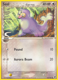 Seel δ 62/101 Pokémon EX Dragon Frontiers (2006) English card — catalogue reference