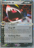Sharpedo ex 104/107 Pokémon EX Deoxys (2005) English card — catalogue reference