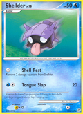 Shellder 105/132 Pokémon Secret Wonders (2007) English card — catalogue reference