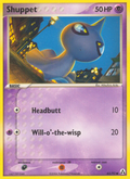 Shuppet 63/92 Pokémon EX Legend Maker (2006) English card — catalogue reference