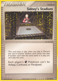 Sidney's Stadium 82/108 Pokémon EX Power Keepers (2007) English card — catalogue reference
