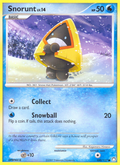 Snorunt 100/123 Pokémon Mysterious Treasures (2007) English card — catalogue reference