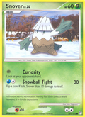 Snover 101/123 Pokémon Mysterious Treasures (2007) English card — catalogue reference