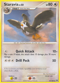 Staravia 47/100 Pokémon Majestic Dawn (2008) English card — catalogue reference