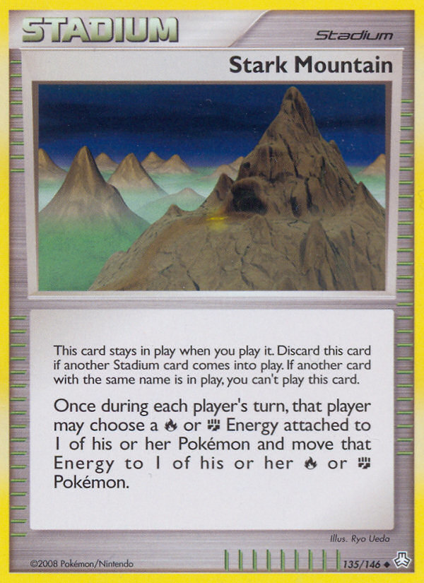 Stark Mountain 135/146 Pokémon Legends Awakened (2008) English card — catalogue reference