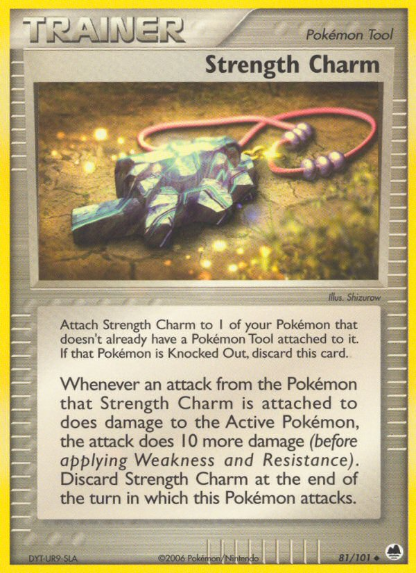 Strength Charm 81/101 Pokémon EX Dragon Frontiers (2006) English card — catalogue reference