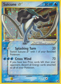 Suicune ★ 115/115 Pokémon EX Unseen Forces (2005) English card — catalogue reference