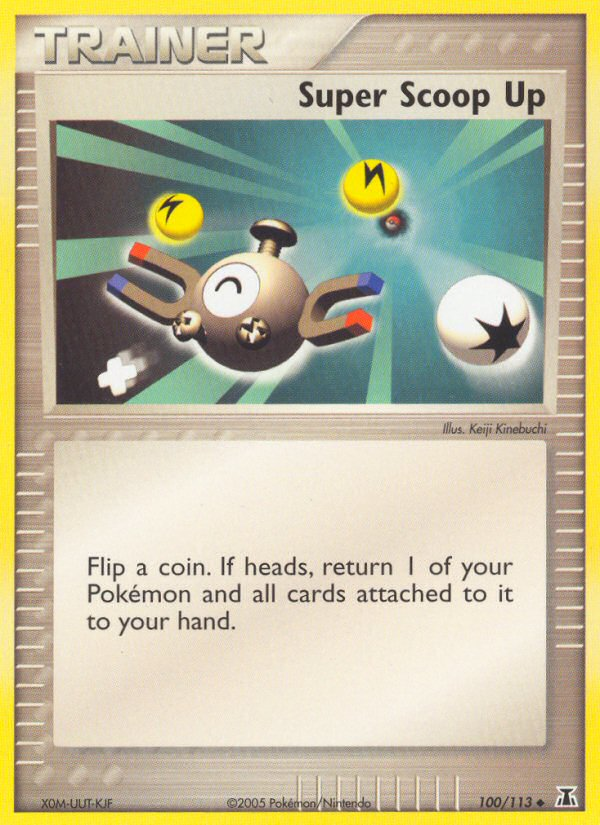 Super Scoop Up 100/113 Pokémon EX Delta Species (2005) English card — catalogue reference