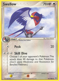 Swellow 41/106 Pokémon EX Emerald (2005) English card — catalogue reference