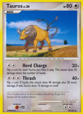 Tauros 74/146 Pokémon Legends Awakened (2008) English card — catalogue reference