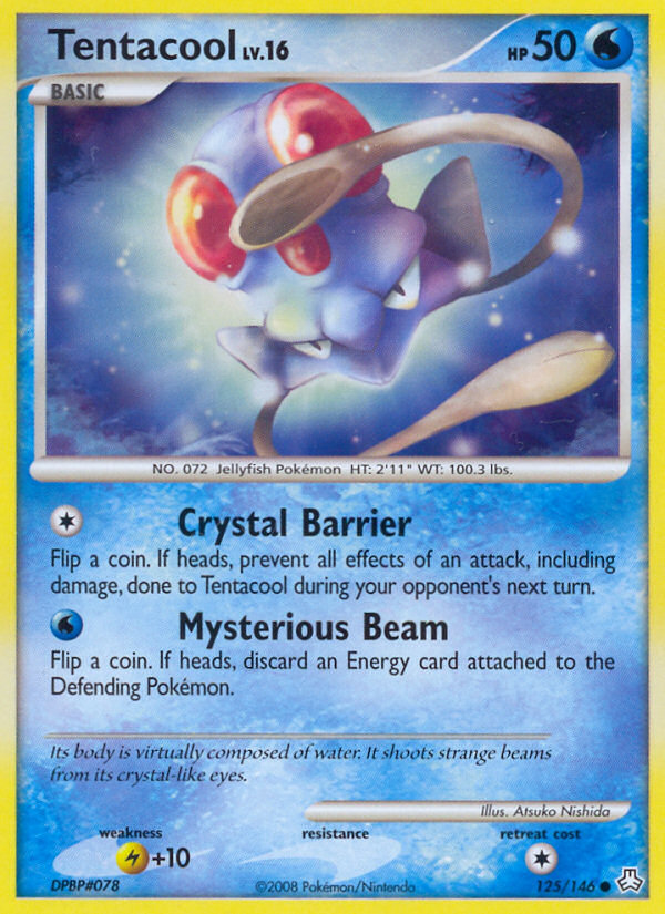 Tentacool 125/146 Pokémon Legends Awakened (2008) English card — catalogue reference