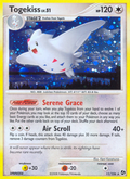 Togekiss 11/106 Pokémon Great Encounters (2008) English card — catalogue reference