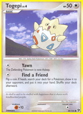 Togepi 88/106 Pokémon Great Encounters (2008) English card — catalogue reference