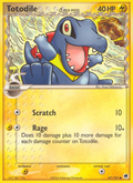 Totodile δ 67/101 Pokémon EX Dragon Frontiers (2006) English card — catalogue reference