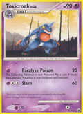Toxicroak 31/100 Pokémon Majestic Dawn (2008) English card — catalogue reference