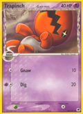 Trapinch δ 68/101 Pokémon EX Dragon Frontiers (2006) English card — catalogue reference