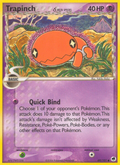 Trapinch δ 69/101 Pokémon EX Dragon Frontiers (2006) English card — catalogue reference