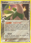 Tropius δ 23/101 Pokémon EX Dragon Frontiers (2006) English card — catalogue reference