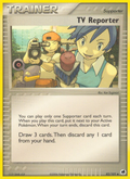TV Reporter 82/101 Pokémon EX Dragon Frontiers (2006) English card — catalogue reference