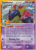 Typhlosion δ 12/101 Pokémon EX Dragon Frontiers (2006) English card — catalogue reference