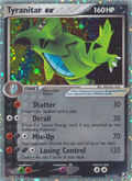 Tyranitar ex 111/115 Pokémon EX Unseen Forces (2005) English card — catalogue reference