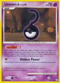 Unown [?] 82/146 Pokémon Legends Awakened (2008) English card — catalogue reference