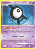 Unown [A] 65/130 Pokémon Diamond & Pearl (2007) English card — catalogue reference
