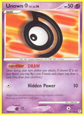 Unown [D] 68/130 Pokémon Diamond & Pearl (2007) English card — catalogue reference