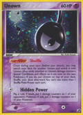Unown ! !/28 Pokémon EX Unseen Forces (2005) English card — catalogue reference