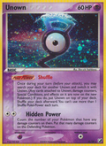 Unown G G/28 Pokémon EX Unseen Forces (2005) English card — catalogue reference