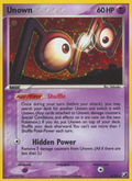 Unown N N/28 Pokémon EX Unseen Forces (2005) English card — catalogue reference